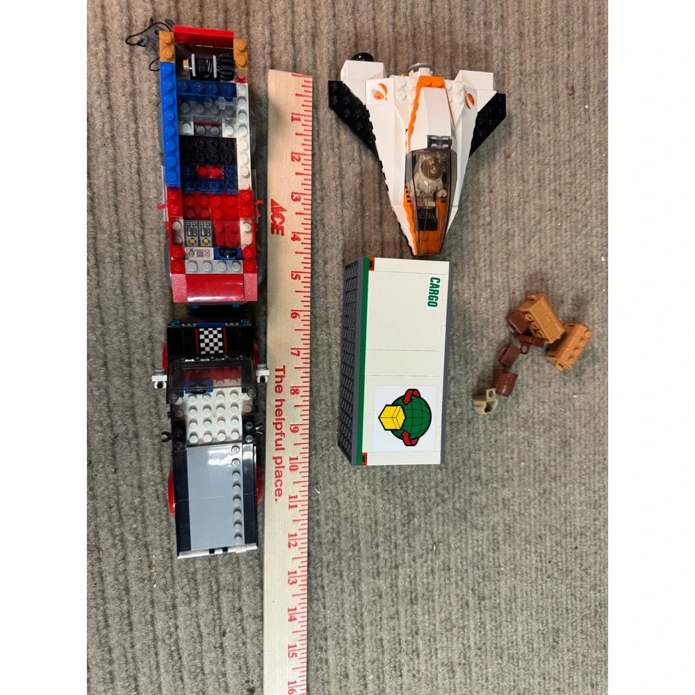 Lego City Space Shuttle Octan Truck Cargo Lot with Minifigure and Accessories